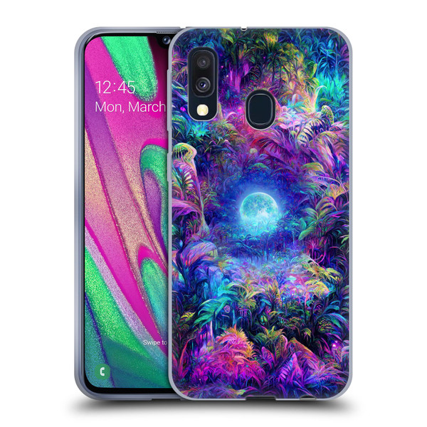 Wumples Cosmic Universe Jungle Moonrise Soft Gel Case for Samsung Galaxy A40 (2019)
