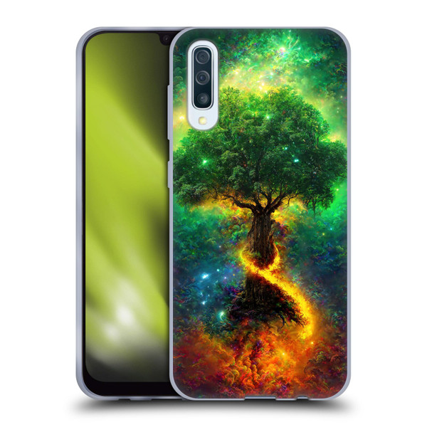 Wumples Cosmic Universe Yggdrasil, Norse Tree Of Life Soft Gel Case for Samsung Galaxy A50/A30s (2019)