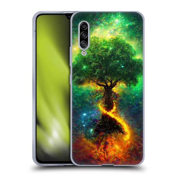 Wumples Cosmic Universe Yggdrasil, Norse Tree Of Life Soft Gel Case for Samsung Galaxy A90 5G (2019)