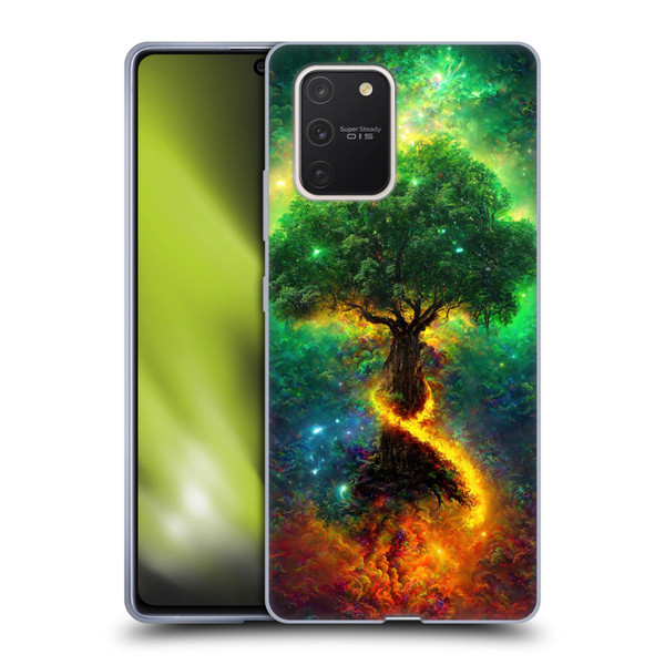 Wumples Cosmic Universe Yggdrasil, Norse Tree Of Life Soft Gel Case for Samsung Galaxy S10 Lite