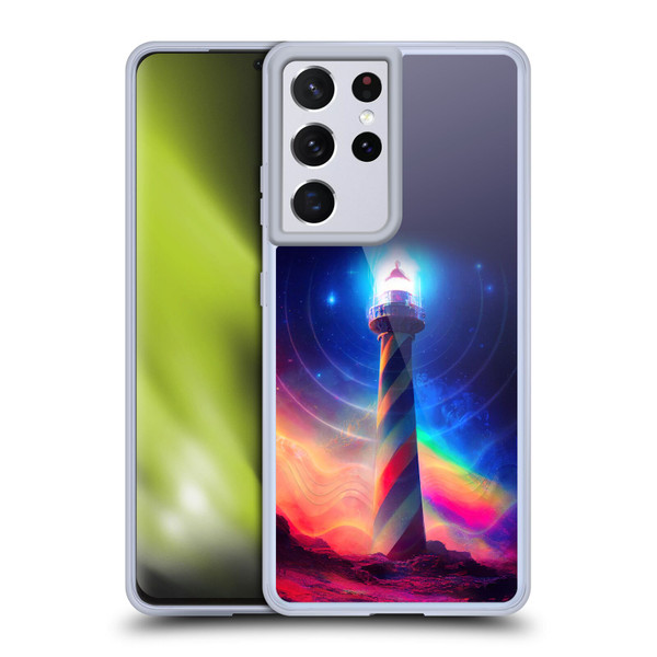 Wumples Cosmic Universe Lighthouse Soft Gel Case for Samsung Galaxy S21 Ultra 5G