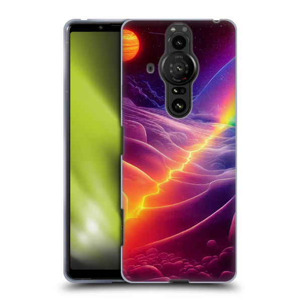 Wumples Cosmic Universe A Chasm On A Distant Moon Soft Gel Case for Sony Xperia Pro-I
