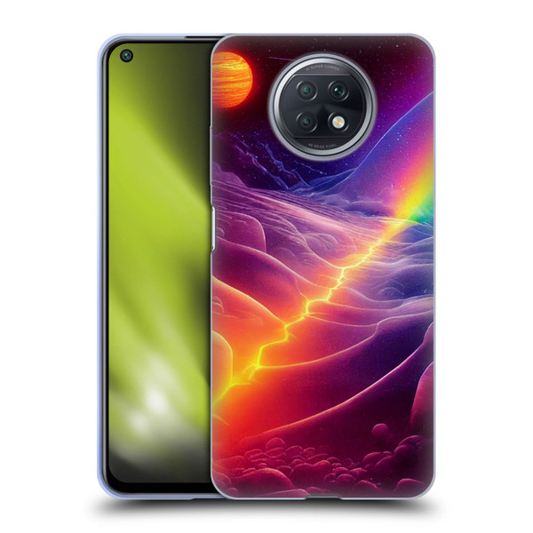 Wumples Cosmic Universe A Chasm On A Distant Moon Soft Gel Case for Xiaomi Redmi Note 9T 5G