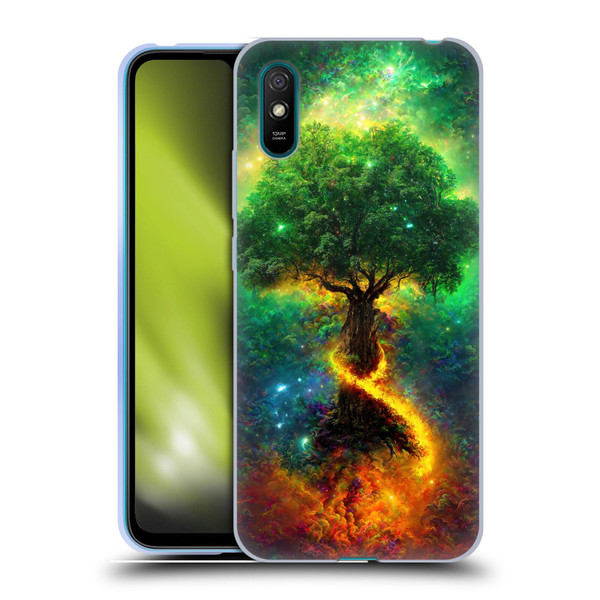 Wumples Cosmic Universe Yggdrasil, Norse Tree Of Life Soft Gel Case for Xiaomi Redmi 9A / Redmi 9AT