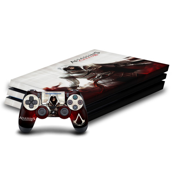 Assassin's Creed II Graphics Cover Art Vinyl Sticker Skin Decal Cover for Sony PS4 Pro Bundle