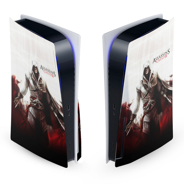 Assassin's Creed II Graphics Cover Art Vinyl Sticker Skin Decal Cover for Sony PS5 Disc Edition Console