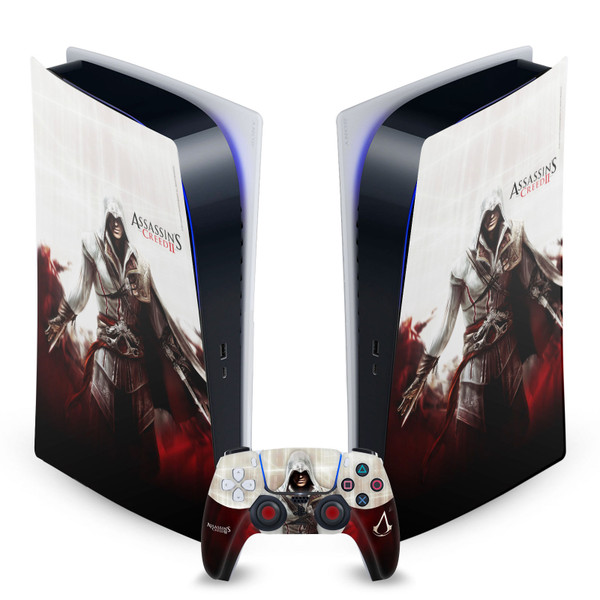 Assassin's Creed II Graphics Cover Art Vinyl Sticker Skin Decal Cover for Sony PS5 Digital Edition Bundle