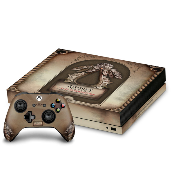 Assassin's Creed II Graphics Belt Crest Vinyl Sticker Skin Decal Cover for Microsoft Xbox One X Bundle