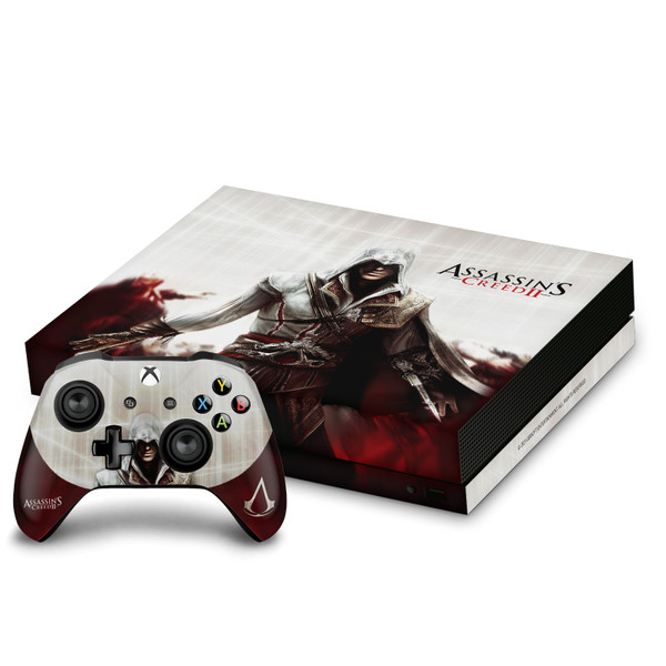 Assassin's Creed II Graphics Cover Art Vinyl Sticker Skin Decal Cover for Microsoft Xbox One X Bundle