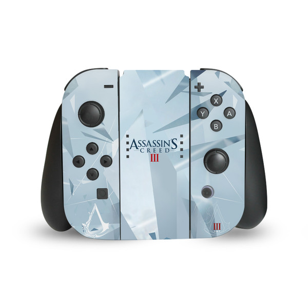 Assassin's Creed III Graphics Animus Vinyl Sticker Skin Decal Cover for Nintendo Switch Joy Controller
