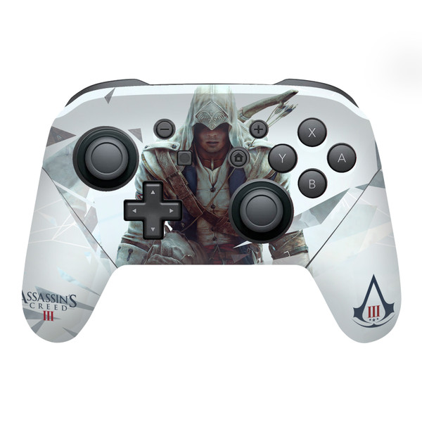 Assassin's Creed III Graphics Connor Vinyl Sticker Skin Decal Cover for Nintendo Switch Pro Controller