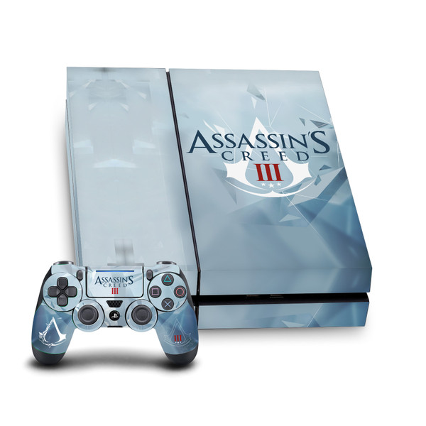Assassin's Creed III Graphics Animus Vinyl Sticker Skin Decal Cover for Sony PS4 Console & Controller