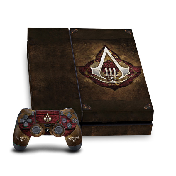 Assassin's Creed III Graphics Freedom Edition Vinyl Sticker Skin Decal Cover for Sony PS4 Console & Controller