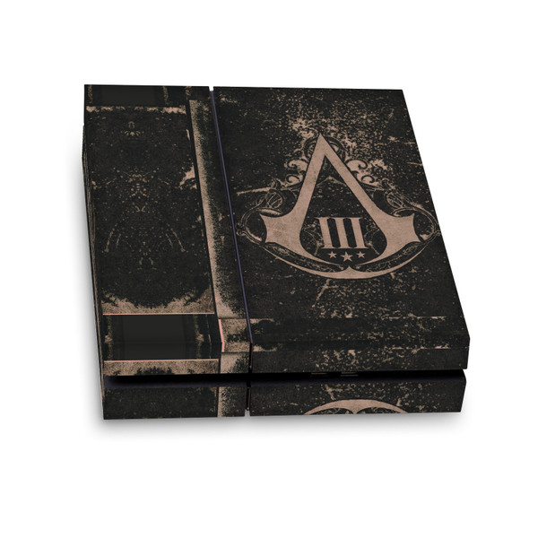 Assassin's Creed III Graphics Old Notebook Vinyl Sticker Skin Decal Cover for Sony PS4 Console