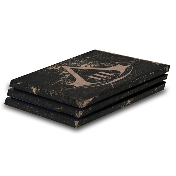 Assassin's Creed III Graphics Old Notebook Vinyl Sticker Skin Decal Cover for Sony PS4 Pro Console