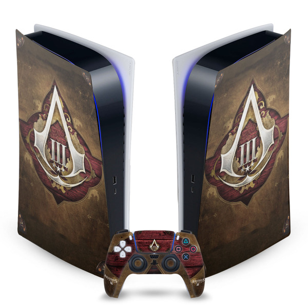 Assassin's Creed III Graphics Freedom Edition Vinyl Sticker Skin Decal Cover for Sony PS5 Digital Edition Bundle
