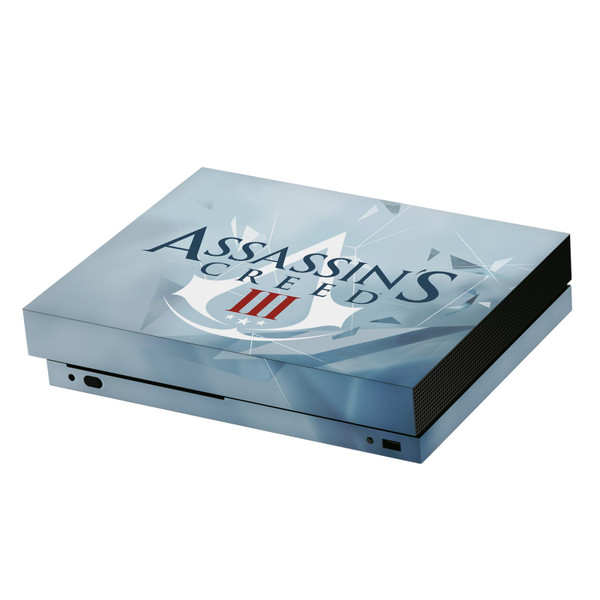 Assassin's Creed III Graphics Animus Vinyl Sticker Skin Decal Cover for Microsoft Xbox One X Console