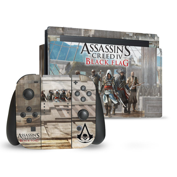 Assassin's Creed Black Flag Graphics Group Key Art Vinyl Sticker Skin Decal Cover for Nintendo Switch Bundle