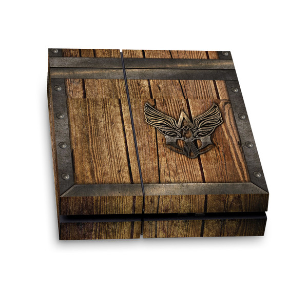 Assassin's Creed Black Flag Graphics Wood And Metal Chest Vinyl Sticker Skin Decal Cover for Sony PS4 Console