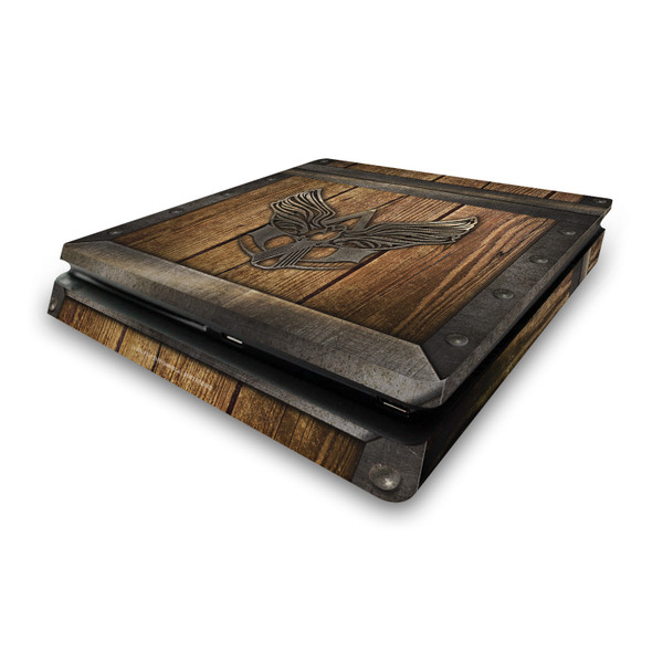 Assassin's Creed Black Flag Graphics Wood And Metal Chest Vinyl Sticker Skin Decal Cover for Sony PS4 Slim Console