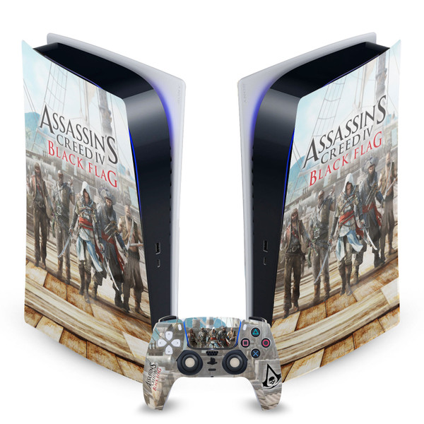 Assassin's Creed Black Flag Graphics Group Key Art Vinyl Sticker Skin Decal Cover for Sony PS5 Digital Edition Bundle