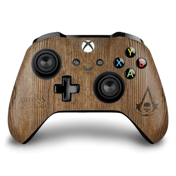 Assassin's Creed Black Flag Graphics Wood And Metal Chest Vinyl Sticker Skin Decal Cover for Microsoft Xbox One S / X Controller
