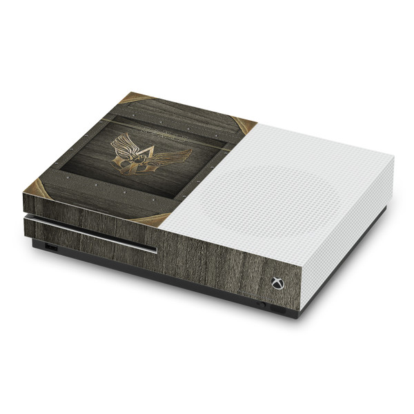 Assassin's Creed Black Flag Graphics Wood And Gold Chest Vinyl Sticker Skin Decal Cover for Microsoft Xbox One S Console