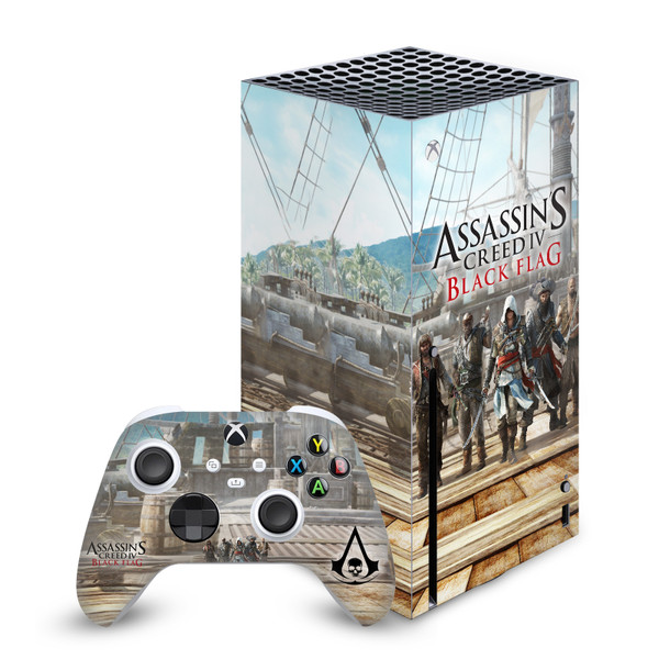 Assassin's Creed Black Flag Graphics Group Key Art Vinyl Sticker Skin Decal Cover for Microsoft Series X Console & Controller