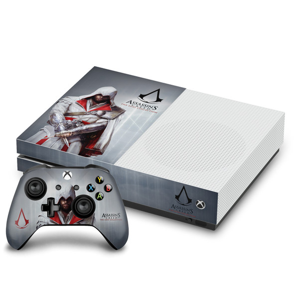 Assassin's Creed Brotherhood Graphics Master Assassin Ezio Auditore Vinyl Sticker Skin Decal Cover for Microsoft One S Console & Controller