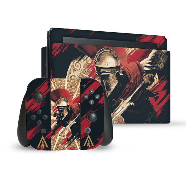 Assassin's Creed Odyssey Artwork Alexios Vinyl Sticker Skin Decal Cover for Nintendo Switch Bundle