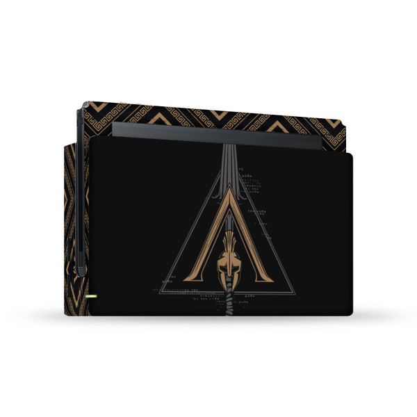 Assassin's Creed Odyssey Artwork Crest & Broken Spear Vinyl Sticker Skin Decal Cover for Nintendo Switch Console & Dock