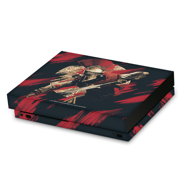 Assassin's Creed Odyssey Artwork Alexios Vinyl Sticker Skin Decal Cover for Microsoft Xbox One X Console