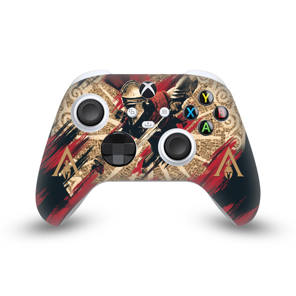 Assassin's Creed Odyssey Artwork Alexios Vinyl Sticker Skin Decal Cover for Microsoft Xbox Series X / Series S Controller