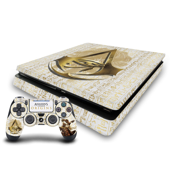 Assassin's Creed Origins Graphics Eye Of Horus Vinyl Sticker Skin Decal Cover for Sony PS4 Slim Console & Controller