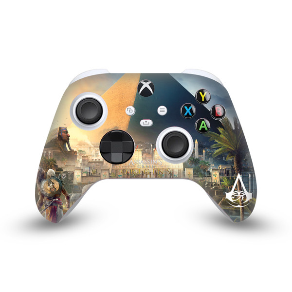 Assassin's Creed Origins Graphics Key Art Bayek Vinyl Sticker Skin Decal Cover for Microsoft Xbox Series X / Series S Controller