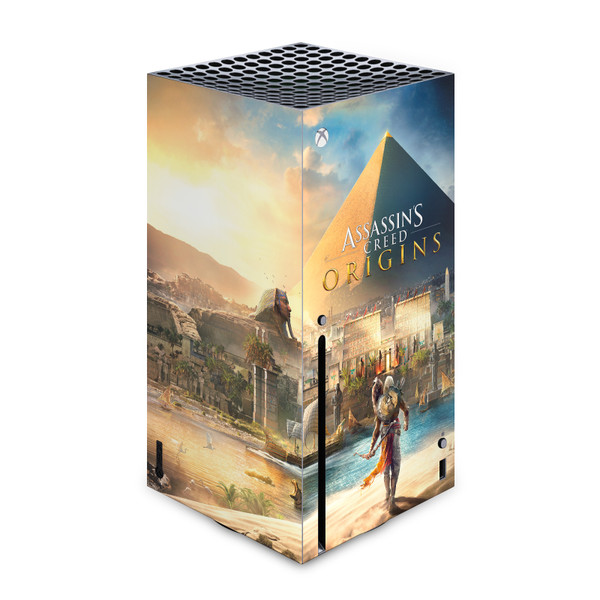 Assassin's Creed Origins Graphics Key Art Bayek Vinyl Sticker Skin Decal Cover for Microsoft Xbox Series X Console