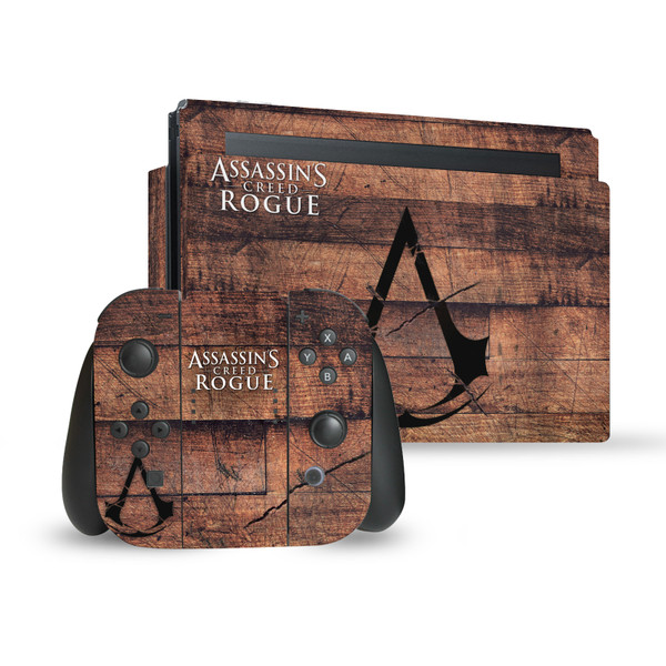 Assassin's Creed Rogue Key Art Pattern Planks Vinyl Sticker Skin Decal Cover for Nintendo Switch Bundle