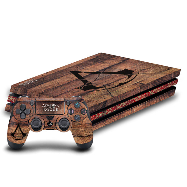 Assassin's Creed Rogue Key Art Pattern Planks Vinyl Sticker Skin Decal Cover for Sony PS4 Pro Bundle