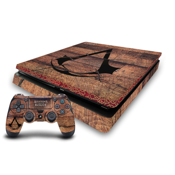 Assassin's Creed Rogue Key Art Pattern Planks Vinyl Sticker Skin Decal Cover for Sony PS4 Slim Console & Controller