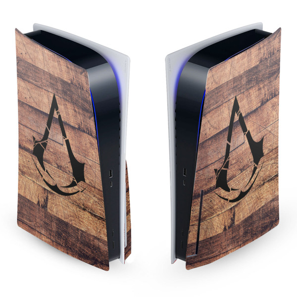 Assassin's Creed Rogue Key Art Pattern Planks Vinyl Sticker Skin Decal Cover for Sony PS5 Disc Edition Console