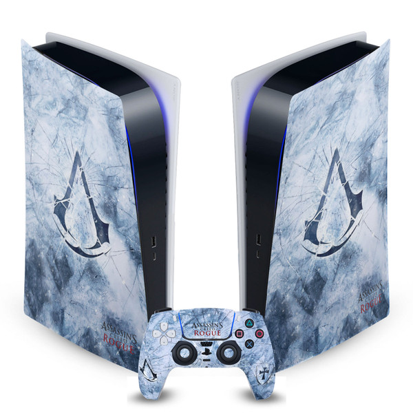Assassin's Creed Rogue Key Art Glacier Logo Vinyl Sticker Skin Decal Cover for Sony PS5 Digital Edition Bundle