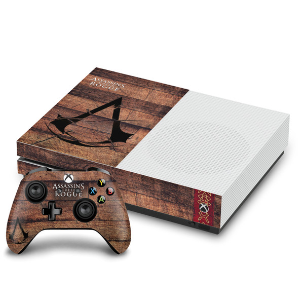 Assassin's Creed Rogue Key Art Pattern Planks Vinyl Sticker Skin Decal Cover for Microsoft One S Console & Controller