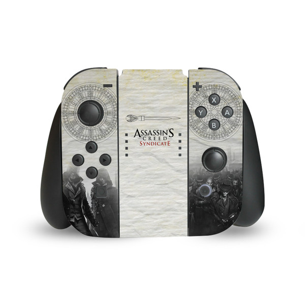 Assassin's Creed Syndicate Graphics Newspaper Vinyl Sticker Skin Decal Cover for Nintendo Switch Joy Controller