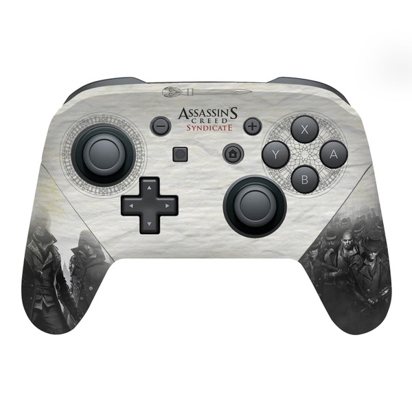 Assassin's Creed Syndicate Graphics Newspaper Vinyl Sticker Skin Decal Cover for Nintendo Switch Pro Controller