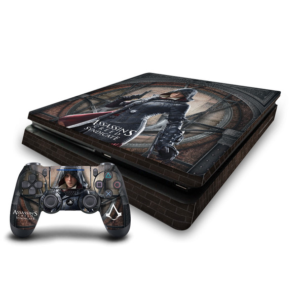 Assassin's Creed Syndicate Graphics Evie Frye Vinyl Sticker Skin Decal Cover for Sony PS4 Slim Console & Controller