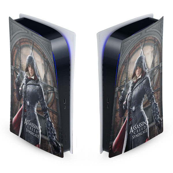 Assassin's Creed Syndicate Graphics Evie Frye Vinyl Sticker Skin Decal Cover for Sony PS5 Digital Edition Console