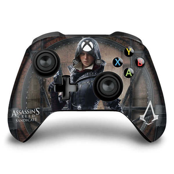 Assassin's Creed Syndicate Graphics Evie Frye Vinyl Sticker Skin Decal Cover for Microsoft Xbox One S / X Controller