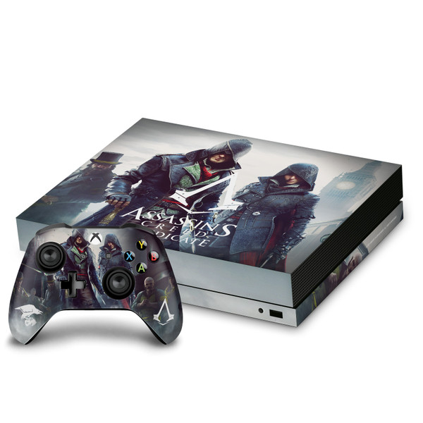 Assassin's Creed Syndicate Graphics The Rooks Vinyl Sticker Skin Decal Cover for Microsoft Xbox One X Bundle