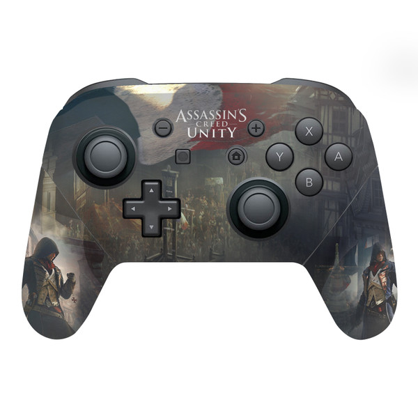 Assassin's Creed Unity Key Art Arno Dorian French Flag Vinyl Sticker Skin Decal Cover for Nintendo Switch Pro Controller