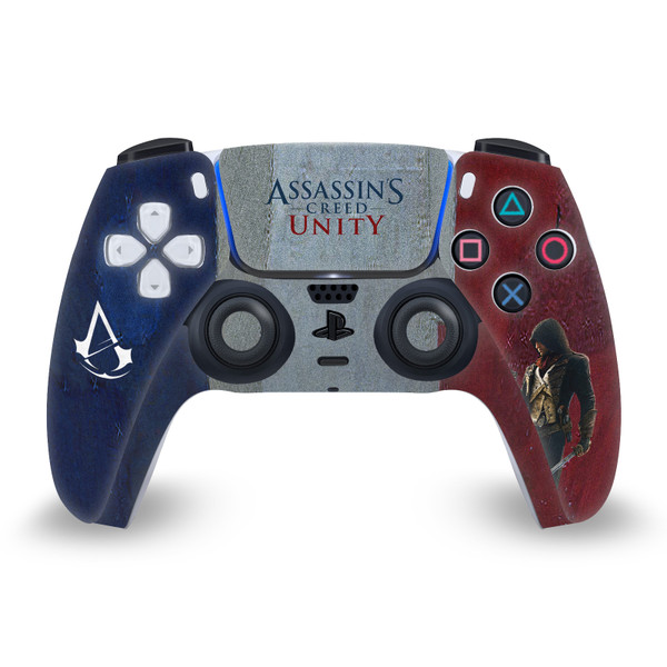 Assassin's Creed Unity Key Art Flag Of France Vinyl Sticker Skin Decal Cover for Sony PS5 Sony DualSense Controller